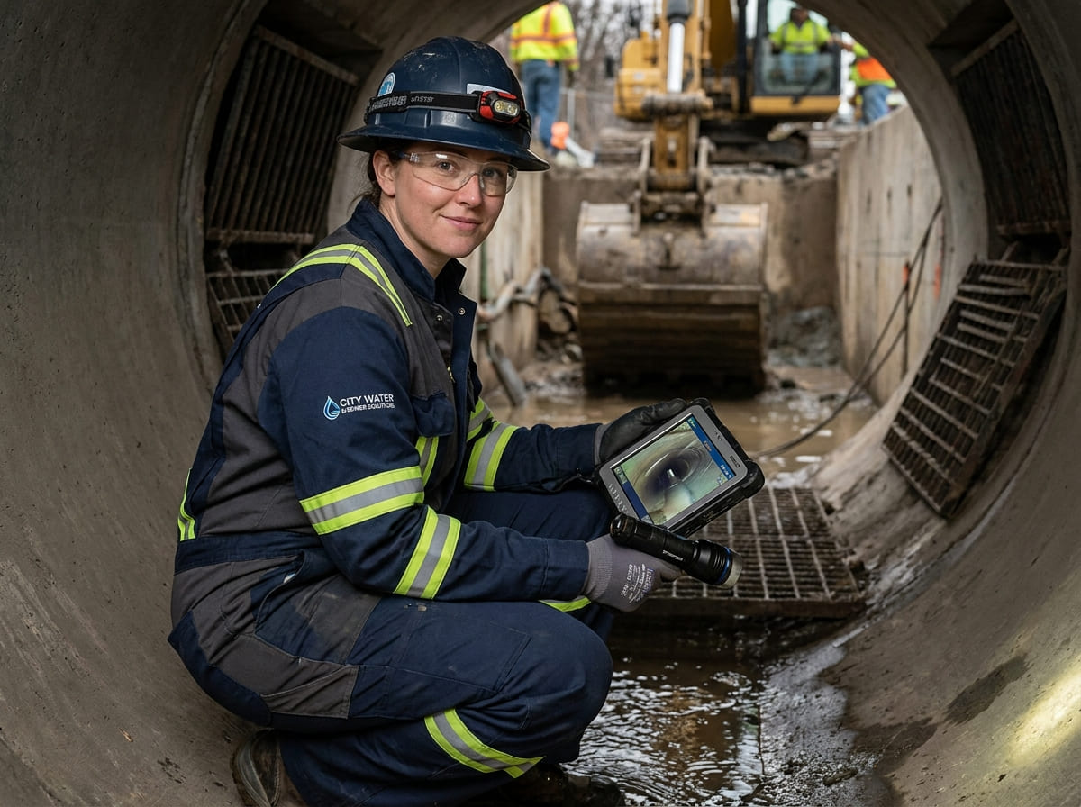 Sewer Line Inspection & Replacement in La Coste